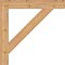 Ekena Millwork Traditional Block Smooth Bracket, Western Red Cedar, 3 1/2"W x 28"D x 28"H BKT04X28X28TRA05SWR - alternate 2